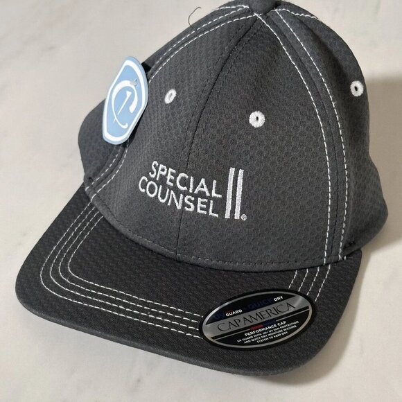 Cap America Golf Baseball Cap Gray Adjustable - New with Tags - Special Counsel - Picture 1 of 7